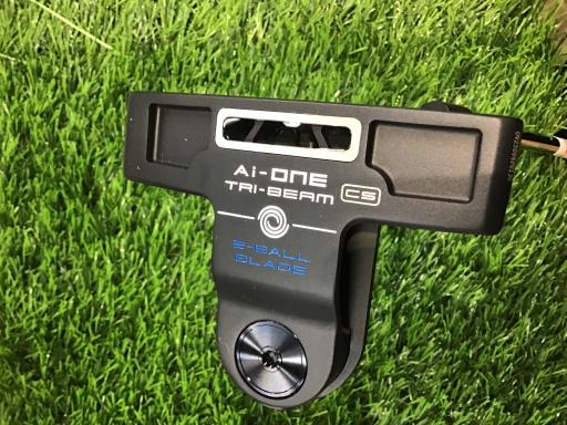 【中古】 オデッセイ Ai-ONE TRI-BEAM 2-BALL BLADE CS 34インチ パター PT STROKE LAB 90 スチール (フレックスその他) メンズ 男性用 右利き 右用 Bランク ゴルフクラブ