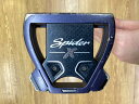 【中古】 テーラーメイド Spider X BLUE/WHITE スモールスラント 34インチ パター PT スチール(ブラック) (フレックスその他) メンズ 男性用 右利き 右用 Cランク ゴルフクラブ(4)