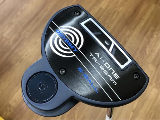 【中古】 オデッセイ Ai-ONE TRI-BEAM 2-BALL CH 33インチ パター PT STROKE LAB 90 スチール (フレッ..