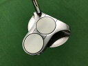 【中古】 オデッセイ WHITE STEEL 2・ball 35インチ パター PT スチール (フレックスその他) メンズ 男性用 右利き 右用 Dランク ゴルフクラブ(4)