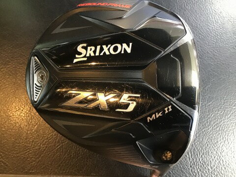 【中古】 ダンロップ SRIXON ZX5 Mk II 9.5° ドライバー DR 純正特注シャフト (フレックスS) メンズ 男性用 右利き 右用 Cランク ゴルフクラブ