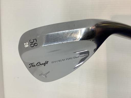 【中古】 ミズノ ミズノ THE CRAFT(2023) 58°/28° ウェッジ WG 純正特注シャフト (フレックスその他) メンズ 男性用 右利き 右用 Cランク ゴルフクラブ
