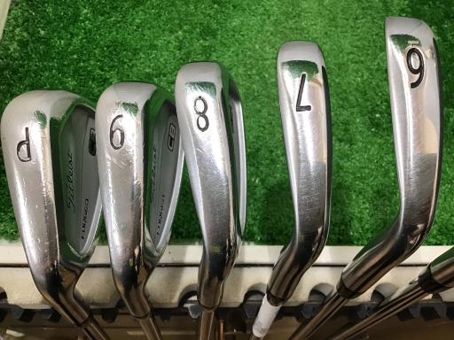 【中古】 タイトリスト Titleist CB 718 6S レフティ アイアンセット IR AMT TOUR WHITE (フレックスS) メンズ 男性用 左利き レフティ 左用 Cランク ゴルフクラブ