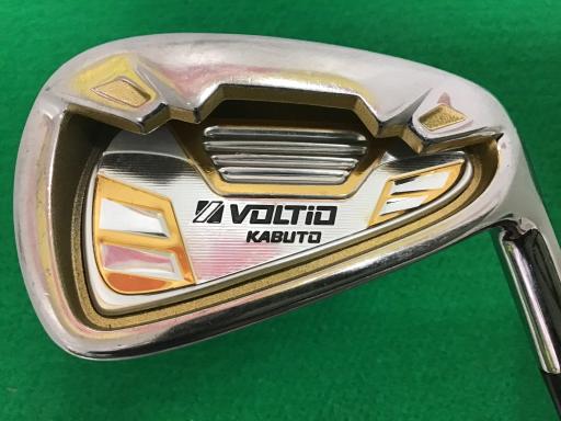 中古 Cランク （フレックスSR） カタナゴルフ VOLTiO　KABUTO　55　7S FUJIKURA　Motore　Speeder　588 SR 男性用 右利き アイアンセット IR