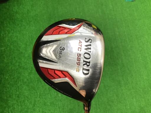 【中古】 カタナゴルフ SWORD ATC 589-α 3W フェアウェイウッド FW SWORD Motore Speeder 589α (フレックスR) メンズ 男性用 右利き 右用 Cランク ゴルフクラブ