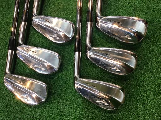 【中古】 ミズノ Mizuno Pro 120 6S アイアンセット IR 純正特注シャフト (フレックスS) メンズ 男性用 右利き 右用 Cランク ゴルフク..