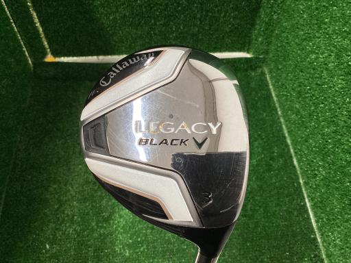 中古 Cランク （フレックスS） キャロウェイ LEGACY BLACK 3W FUBUKI K60 S 男性用 右利き フェアウェイウッド FW