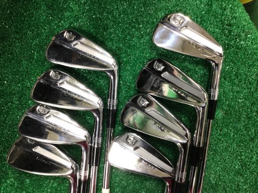 中古 Cランク （フレックスS） ウィルソン Wilson　staff　STAFF　MODEL　BLADE　8S　USA Dynamic　Gold S300 男性用 右利き アイアン..