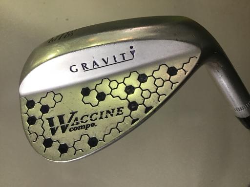 【中古】 グラビティー WACCINE compo. ウェッジ(シャンパンニッケル) 58°/08° ウェッジ WG リシャフト..