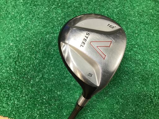 Taylor Made - 【中古】 テーラーメイド V STEEL 18° USA フェアウェイウッド FW M.A.S.2 ULTRALITE (フレックスS) メンズ 男性用 右利き 右用 Cランク ゴルフクラブ