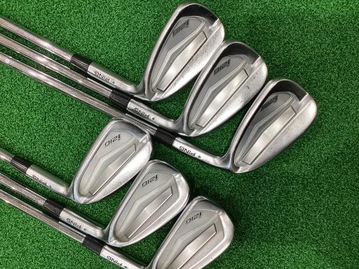 【中古】 ピン i210 6S アイアンセット IR 純正特注シャフト (フレックスX) メンズ 男性用 右利き 右用 Cランク ゴルフクラブ