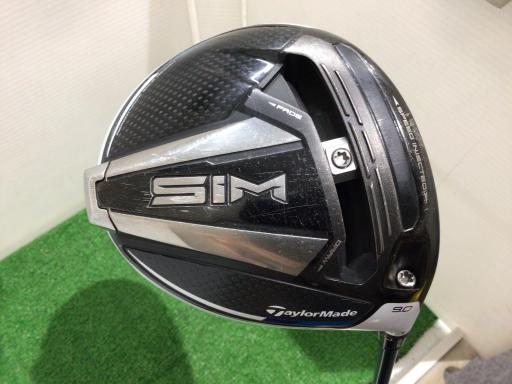 【中古】 テーラーメイド SIM 9° ドライバー DR 純正特注シャフト (フレックスS) メンズ 男性用 右利き 右用 Cランク ゴルフクラブ