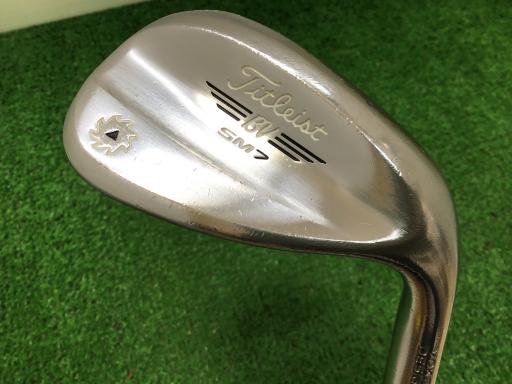【中古】 タイトリスト VOKEY SPIN MILLED SM7 ツアークロム 58°/10°S ウェッジ WG Dynamic Gold (フレックスS) メンズ 男性用 右利き 右用 Dランク ゴルフクラブ