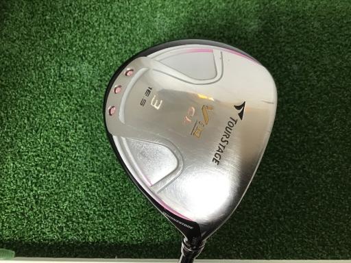 【中古】 ブリヂストン TOURSTAGE ViQ CL(2008) 3W (クリスタルピンク) フェアウェイウッド FW VD-30 (フレックスL) レディ...