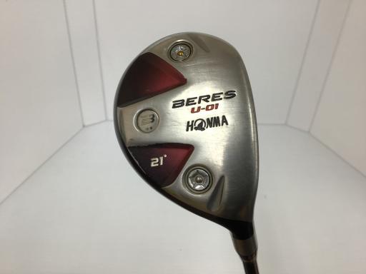【中古】 本間ゴルフ BERES U-01 21° ユーティリティ UT 2S ARMRQ6 49(ユーティリティ) (フレックスR) メンズ 男性用 右利き 右用 Cランク ゴルフクラブ