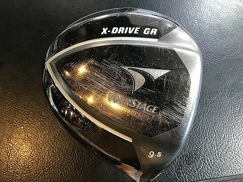 【中古】 ブリヂストン TOURSTAGE X-DRIVE GR BLACK 9.5° ドライバー DR Tour AD B08-02 (フレックスS) メンズ 男性用 右利き 右用 Cランク ゴルフクラブ