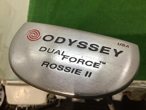 【中古】 オデッセイ DUAL FORCE ROSSIE II パター PT スチール (フレックスその他) メンズ 男性用 右..