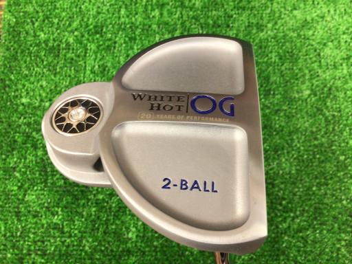 【中古】 オデッセイ WHITE HOT OG 2-BALL 32インチ レディース(ブルー) パター PT スチール (フレックスその他) レディース 女性用...