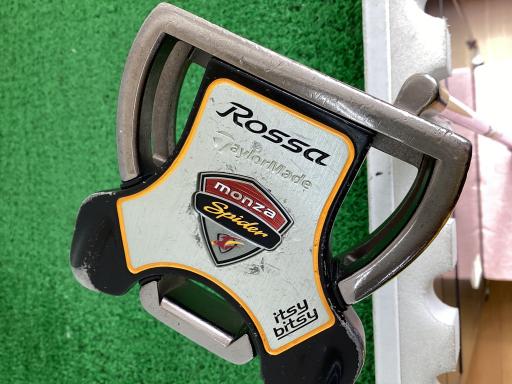 【中古】 テーラーメイド Rossa agsi+ itsy bitsy SPIDER クランクネック 34インチ パター PT スチール (フレックスその他) メンズ 男性用 右利き 右用 Cランク ゴルフクラブ