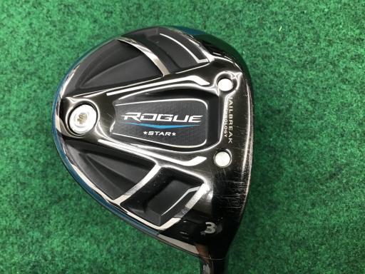 タイプ男性用利き手右利き商品コード2100398821572クラブ種別フェアウェイウッドメーカー名キャロウェイ商品名ROGUE　STAR　3W発売年2018シャフトFUBUKI　SPEED　STAR（フェアウェイ）シャフト材質カーボンメーカーフレックスSRフレックスSRクラブセット組合せ内容クラブセット本数0クラブセット不足本数0クラブセット実本数0総合ランク&nbsp;ランクについて傷状態：ヘッド上部C傷状態：フェースC傷状態：ヘッド下部C傷状態：シャフトB傷状態：グリップオリジナル 傷あり傷状態：ヘッドカバーヘッドカバー無し査定特記・商品状態ヘッドカバーなし&nbsp;メーカーカタログ情報となりますので、実商品と異なる場合がございます。ヘッドロフト角(°)15ヘッド体積(cc)180シャフト長(インチ)43.25クラブ重量(g)290店舗名松山北店住所愛媛県松山市東長戸1丁目4−25電話番号089-989-9245キャロウェイROGUE　STAR　3W