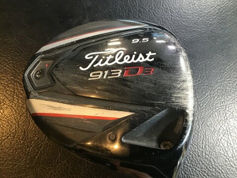 【中古】 タイトリスト 913 D3 9.5° ドライバー DR Titleist ROMBAX 55 (フレックスS) メンズ 男性用 右利き 右用 Cランク ゴルフクラブ