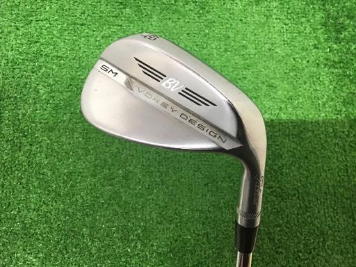 【中古】 タイトリスト VOKEY SPIN MILLED SM8 ツアークロム 48°/10°F ウェッジ WG AMT TOUR WHITE (フレックスS) メンズ 男性用 右利き 右用 Cランク ゴルフクラブ