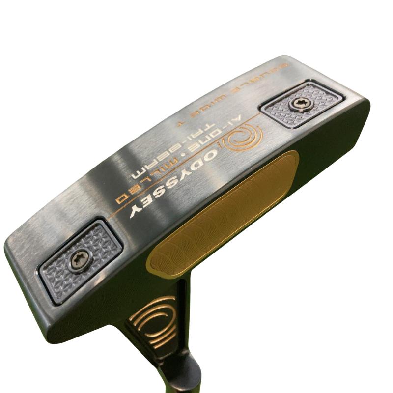 樂天商城 - 【中古】 オデッセイ Ai-ONE・MILLED TRI-BEAM DOUBLE WIDE T CH 34インチ パター PT STROKE LAB 90 スチール (フレックスその他) メンズ 男性用 右利き 右用 Cランク ゴルフクラブ