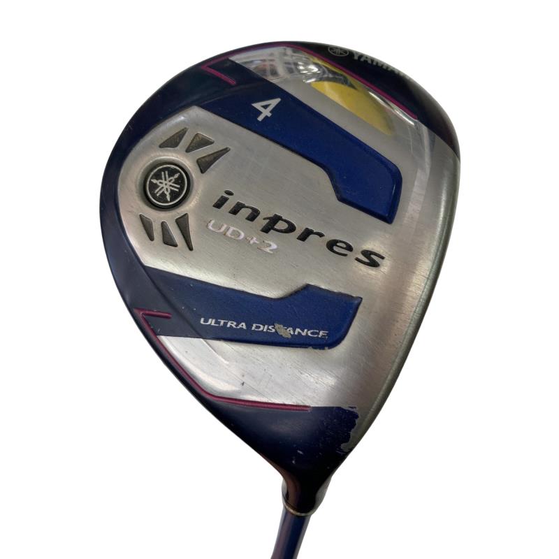 【中古】 ヤマハ inpres UD+2 4W レディース フェアウェイウッド FW TMX-417FII (フレックスR) レディース 女性用 右利き 右用 Cランク ゴルフクラブ