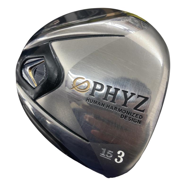 【中古】 ブリヂストン TOURSTAGE PHYZ 3W フェアウェイウッド FW PZ-501W (フレックスS) メンズ 男性用 右利き 右用 Cランク ゴルフクラブ