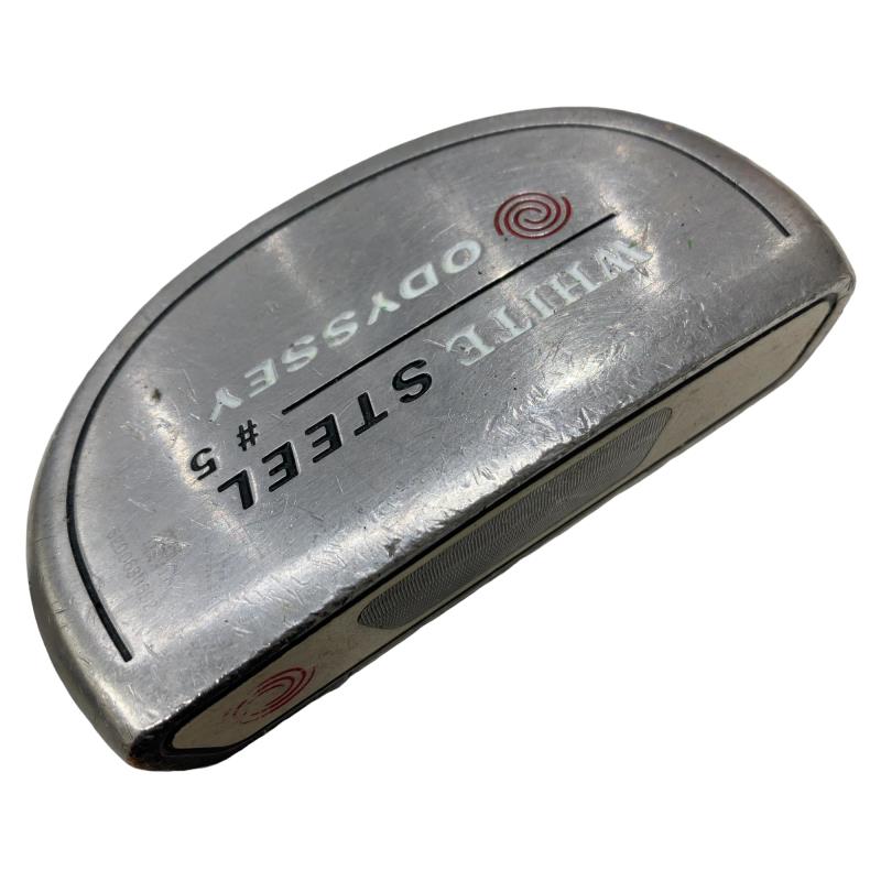 【中古】 オデッセイ WHITE STEEL #5 33インチ パター PT スチール (フレックスその他) メンズ 男性用 右利き 右用 Cランク ゴルフクラブ