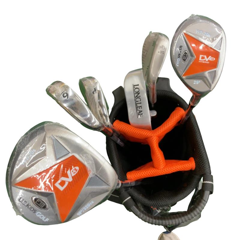 【中古】 U.S. Kids Golf ULTRALIGHT WT-20(51)(2020) 7S(GREY/ORANGE キャディバ...