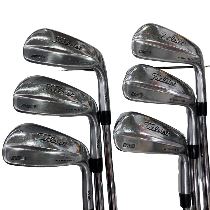 【中古】 タイトリスト Titleist MB 718 6S アイアンセット IR AMT TOUR WHITE (フレックスS) メンズ 男性用 右利き 右用 Cランク ゴルフクラブ