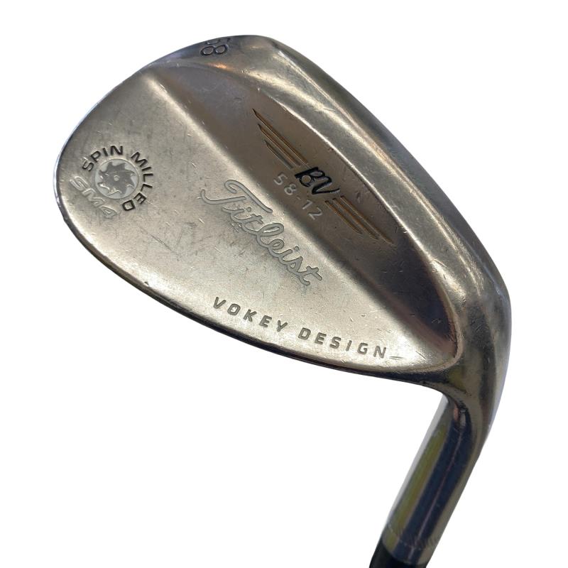 【中古】 タイトリスト VOKEY SPIN MILLED SM4 オイルカン 58°/12° USA ウェッジ WG 純正特注シャフト (フレックスその他) メンズ 男性用 右利き 右用 Dランク ゴルフクラブ