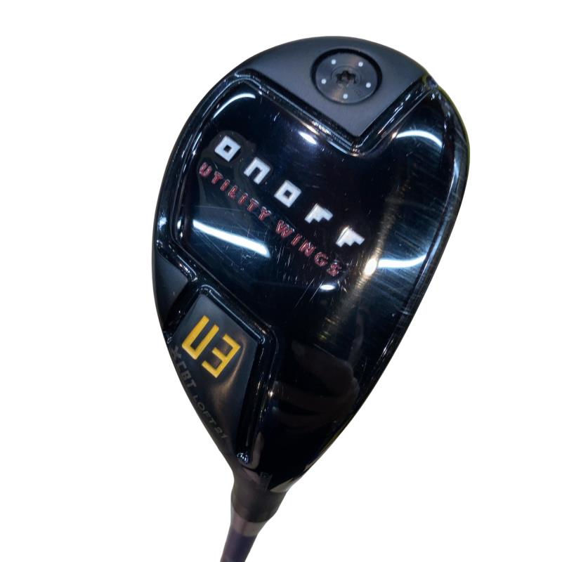 【中古】 ダイワ(グローブライド) ONOFF UTILITY WINGS(2024) KURO U3 ユーティリティ UT 純正特注シャフト (フレックスX) メンズ 男性用 右利き 右用 Cランク ゴルフクラブ