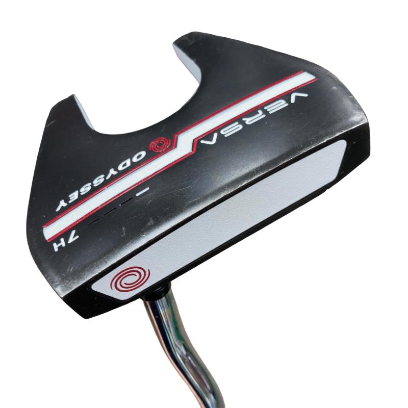 【中古】 オデッセイ VERSA #7H ブラック(ホリゾンタル) 34インチ パター PT スチール (フレックスその他) メンズ 男性用 右利き 右用 Cランク ゴルフクラブ