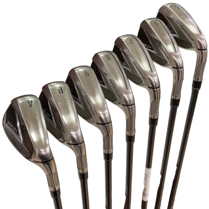 【中古】 テーラーメイド STEALTH 8S アイアンセット IR TENSEI RED TM60(STEALTH IR) (フレックスS) メンズ 男性用 右利き 右用 Dランク ゴルフクラブ
