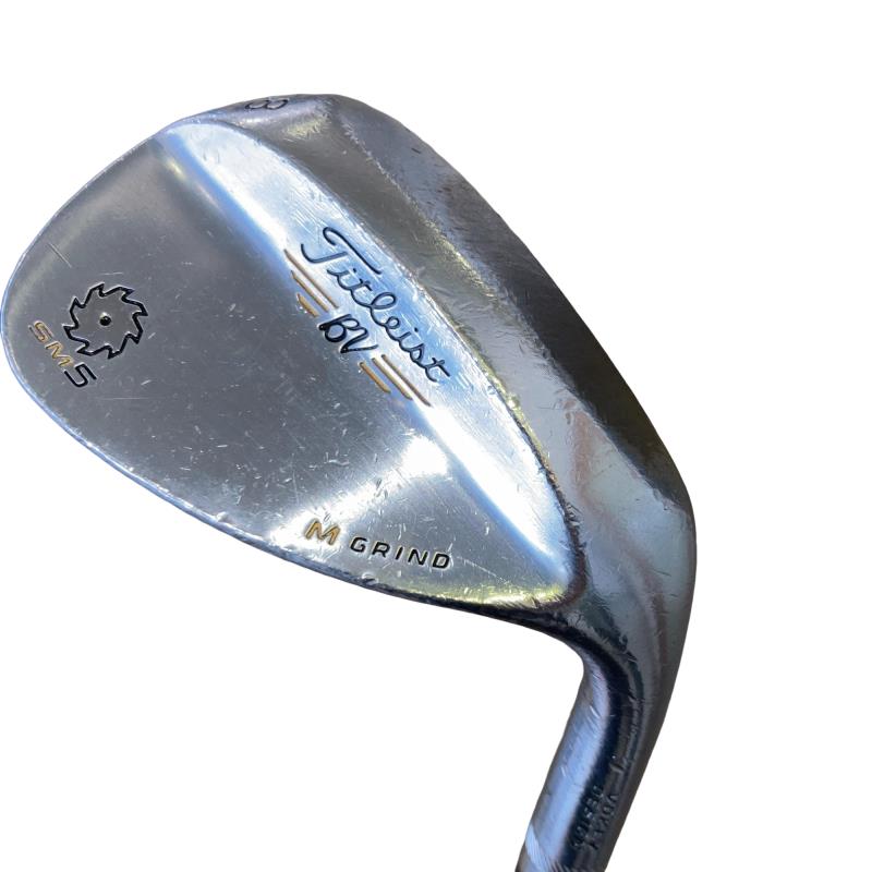【中古】 タイトリスト VOKEY SPIN MILLED SM5 ツアークロム 58°/08°M ウェッジ WG Dynamic Gold (フレックスS) メンズ 男性用 右利き 右用 Cランク ゴルフクラブ