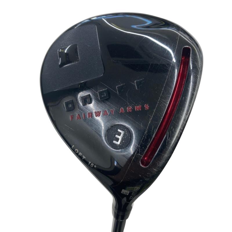 【中古】 ダイワ(グローブライド) ONOFF ARMS(2017) KURO 3W フェアウェイウッド FW SMOOTH KICK MP-617F (フレックスS) メンズ 男性用 右利き 右用 Cランク ゴルフクラブ