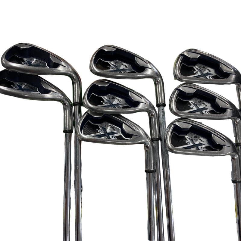 【中古】 キャロウェイ X・20(新溝適合) 8S USA アイアンセット IR Callaway Golf Steel (フレックスUNI) メンズ 男性用 右利き 右用 Cランク ゴルフクラブ