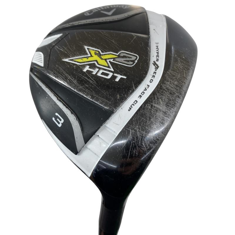 【中古】 キャロウェイ X2 HOT 3W フェアウェイウッド FW X2 HOT(フェアウェイ) (フレックスR) メンズ 男性用 右利き 右用 Cランク ゴルフクラブ