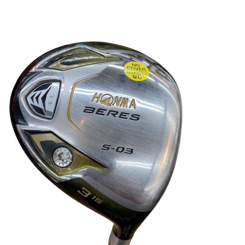 【中古】 本間ゴルフ BERES S-03 3W フェアウェイウッド FW 3S ARMRQ8 45 (フレックスR) メンズ 男性用 右利き 右用 Cランク ゴルフクラブ