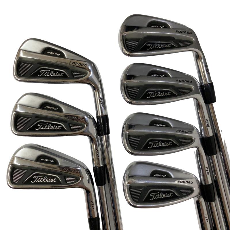 【中古】 タイトリスト Titleist AP2 712 8S USA アイアンセット IR Dynamic Gold (フレックスS) メンズ 男性用 右利き 右用 Cランク ゴルフクラブ