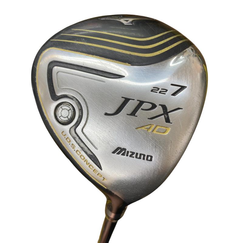 【中古】 ミズノ JPX AD METAL 7W フェアウェイウッド FW QUAD JPX AD(フェアウェイ) (フレックスR) メンズ 男性用 右利き 右用 Cランク ゴルフクラブ