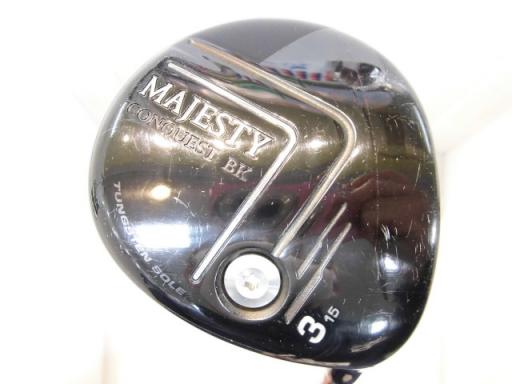 【中古】 マジェスティゴルフ(旧マルマン) MAJESTY CONQUEST BK 3W フェアウェイウッド FW Speeder EVOLUTION HV330(FW) (フレックスR) メンズ 男性用 右利き 右用 Cランク ゴルフクラブ