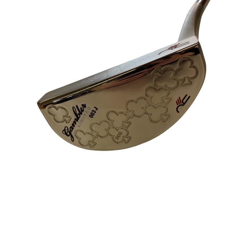 【中古】 ネバーコンプロマイズ NEVER COMPROMISE gambler LIMITED FLUSH 34インチ パター PT スチール (フレックスその他) メンズ 男性用 右利き 右用 Bランク ゴルフクラブ