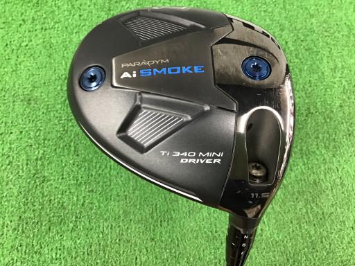 【中古】 キャロウェイ PARADYM Ai SMOKE Ti 340 MINI 11.5° ドライバー DR 純正特注シャフト (フレックスS) メンズ 男性用 右利き 右用 Cランク ゴルフクラブ