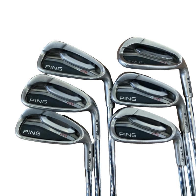 【中古】 ピン G25 6S アイアンセット IR CFS MAX スチール (フレックスS) メンズ 男性用 右利き 右用 Cランク ゴルフクラブ