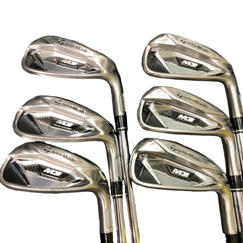 【中古】 テーラーメイド M3 6S アイアンセット IR Dynamic Gold (フレックスS) メンズ 男性用 右利き 右用 Cランク ゴルフクラブ