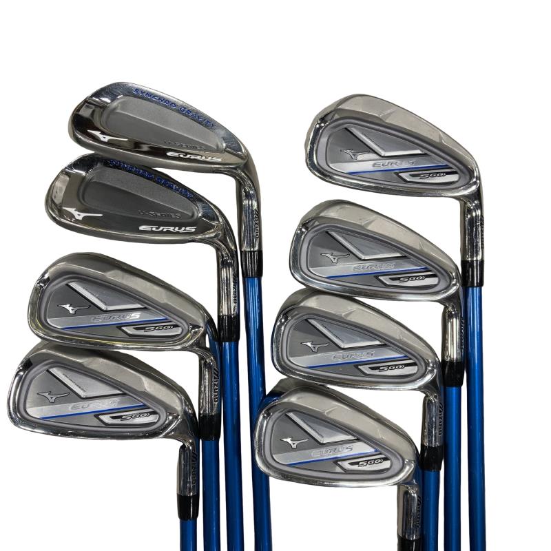 MIZUNO - 【中古】 ミズノ EURUS 5GO 8S アイアンセット IR EXSAR(EURUS 5GO)アイアン (フレックスR) メンズ 男性用 右利き 右用 Dランク ゴルフクラブ