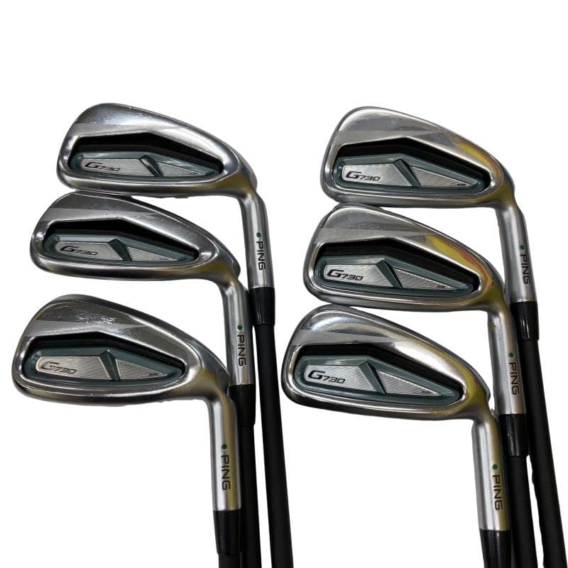【中古】 ピン G730 7S アイアンセット IR 純正特注シャフト (フレックスS) メンズ 男性用 右利き 右用 Cランク ゴルフクラブ